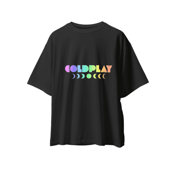 Coldplay Over Sized - T-Shirt - Moon Phase