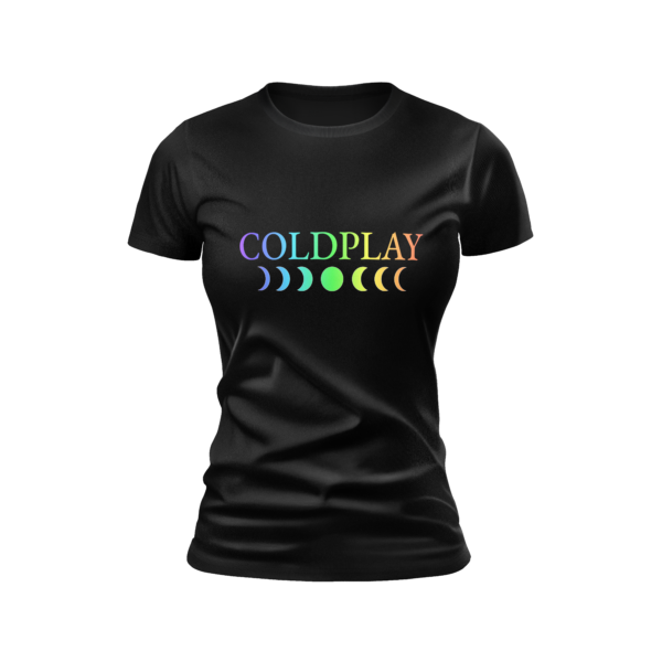 Coldplay T-Shirt for Women - Moon Music